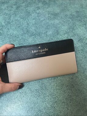 Kate Spade Saffiano Leather Two Tone Wallet
